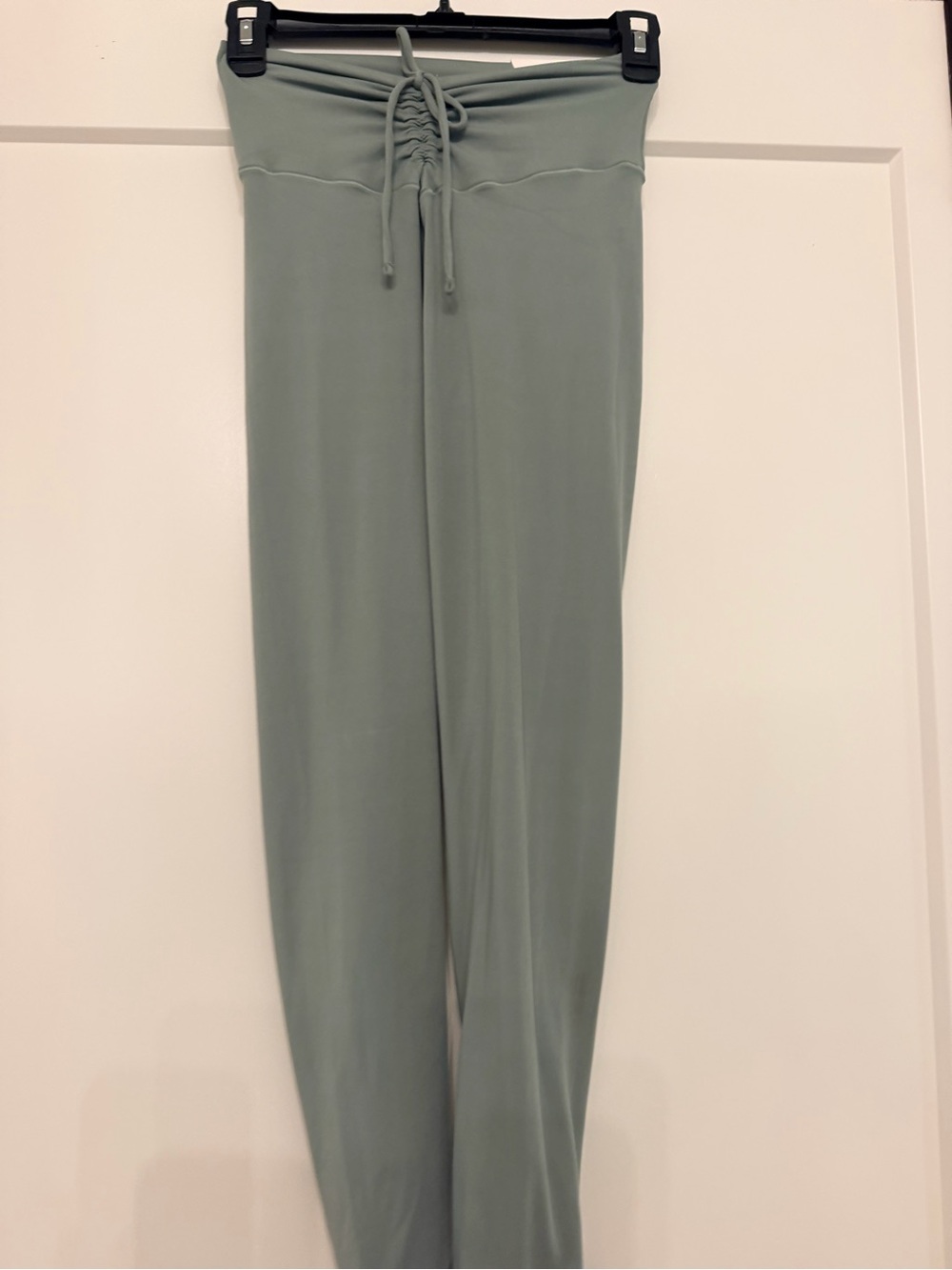 aerie Sage Green Drawstring High-Waist Leggings